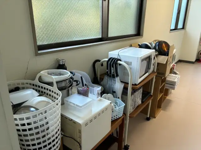 調理器具の貸し出しも可能