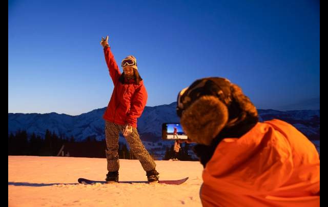 苗場スキー場内フードコート