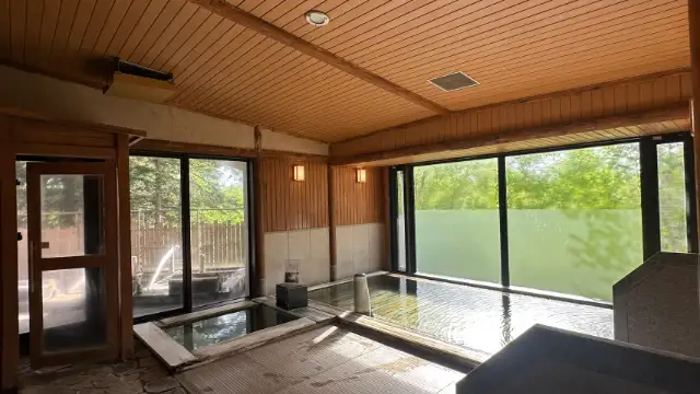 館内の温泉利用可能