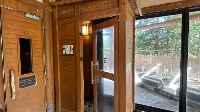 サウナもついております