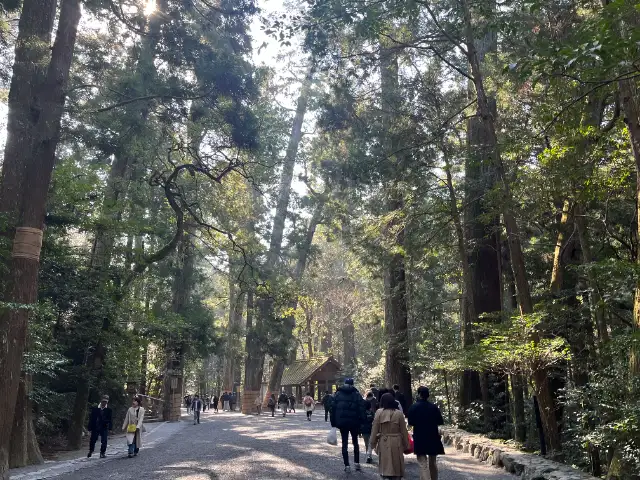 伊勢外宮参道　伊勢神泉