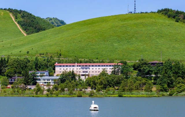 白樺湖ホテルパイプのけむり