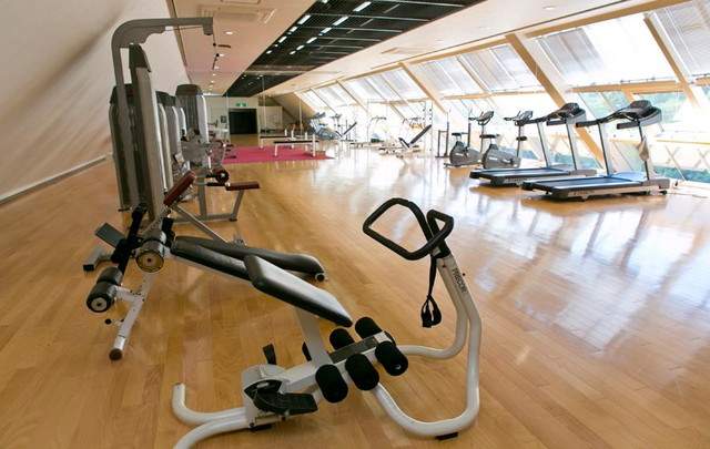 ジムもあります♪