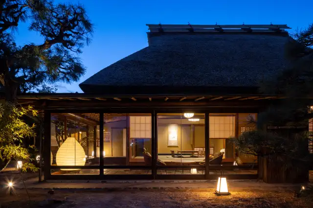 離れの宿です。