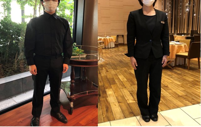 黒で統一された制服!