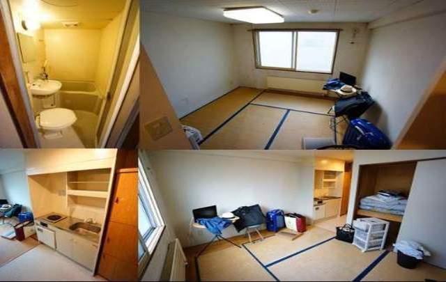 寮の内装はこんな感じです♪