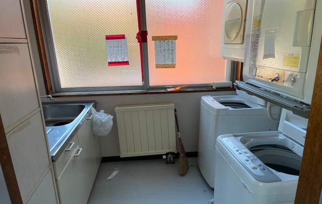 洗濯機は共同でご使用をお願いします!