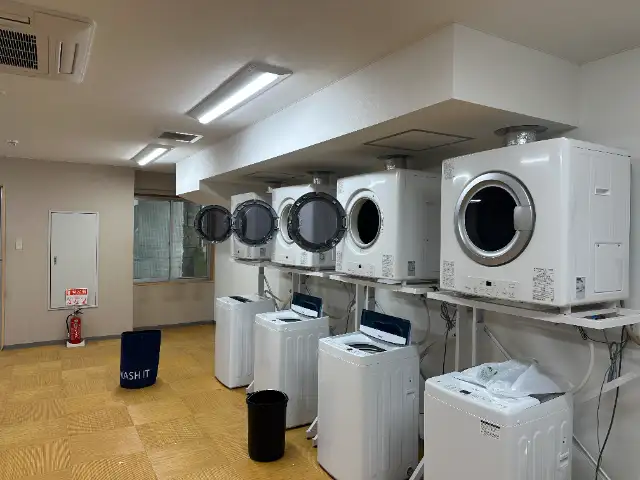 男女別の洗濯・乾燥機